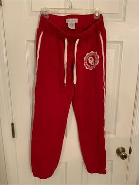 Oklahoma Sooners Red College Classics Sweatpants Joggers M